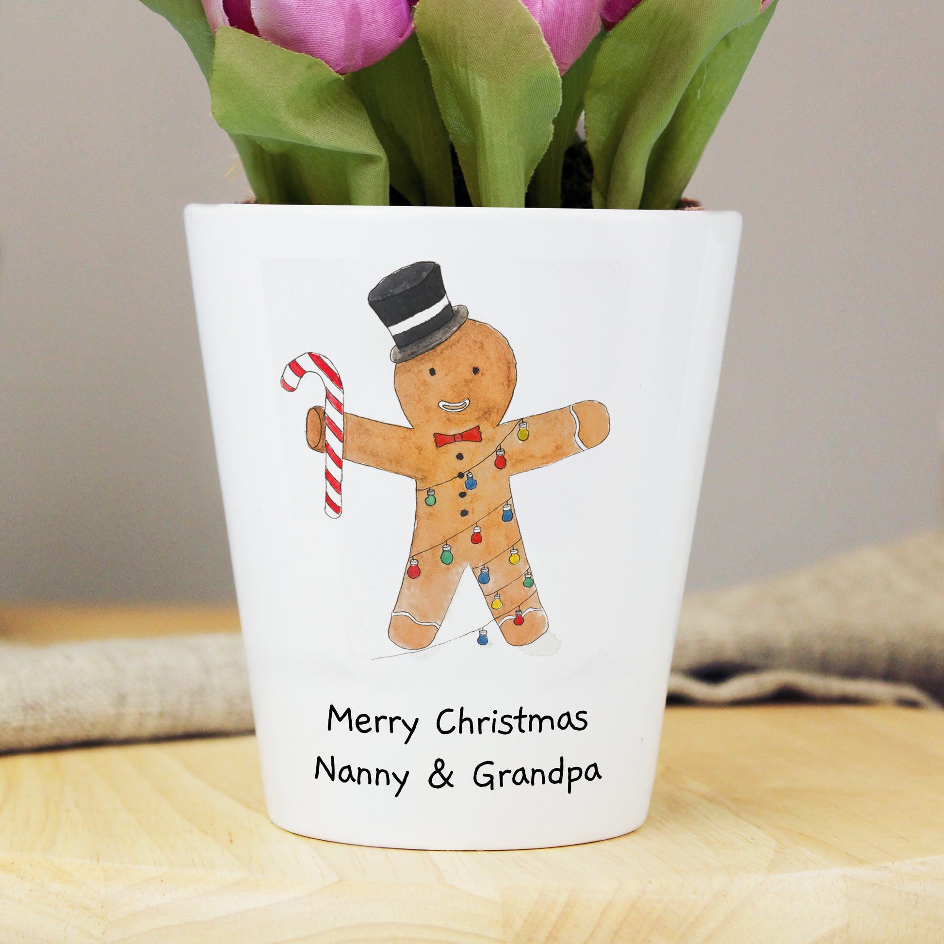 Personalised Childrens Drawing Photo Upload Plant Pot - MK&JD Gifts