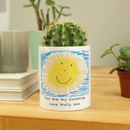 Personalised Childrens Drawing Photo Storage Pot - MK&JD Gifts