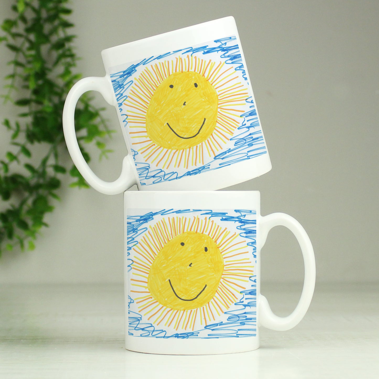 Personalised Childrens Drawing Photo Upload Mug - MK&JD Gifts