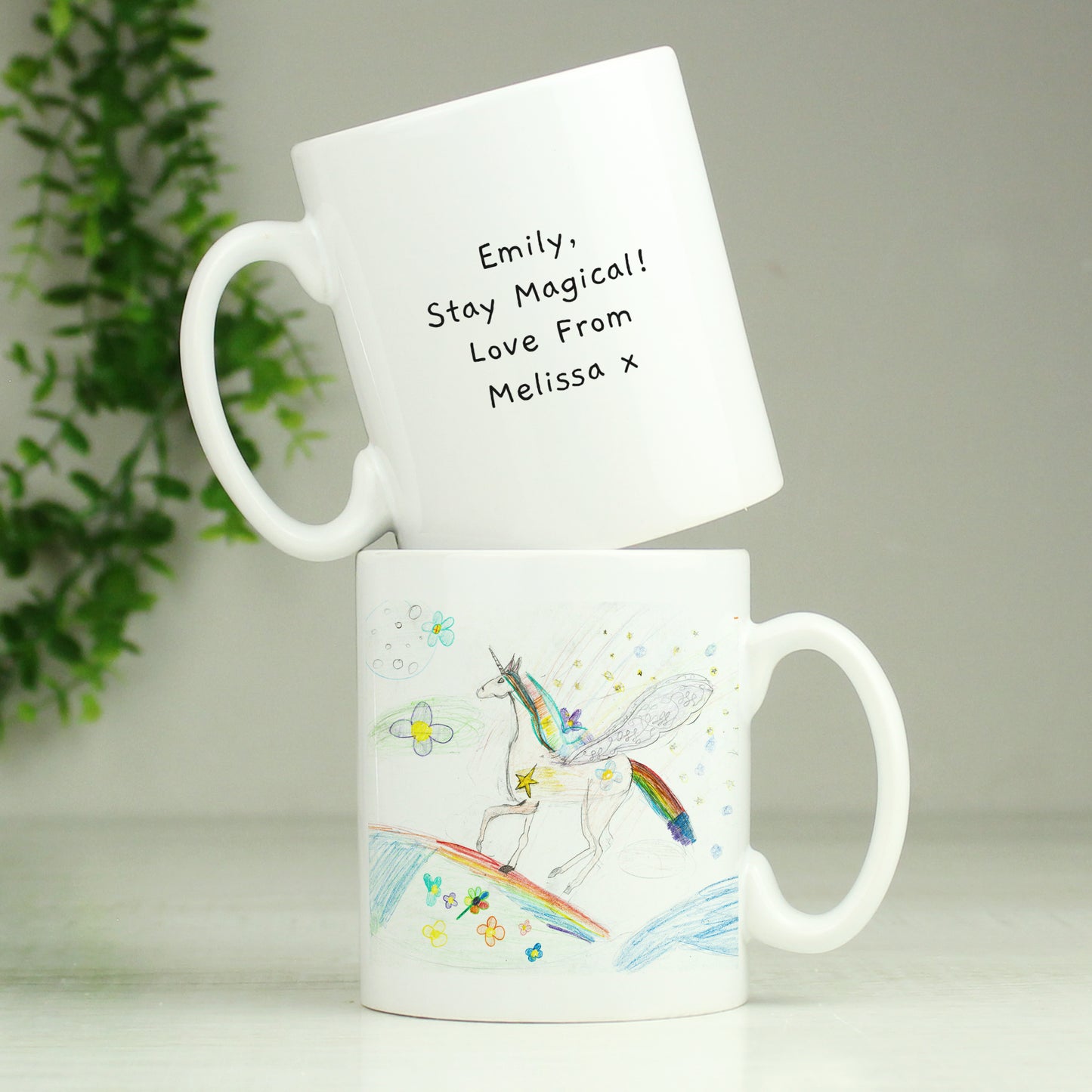 Personalised Childrens Drawing Photo Upload Mug - MK&JD Gifts