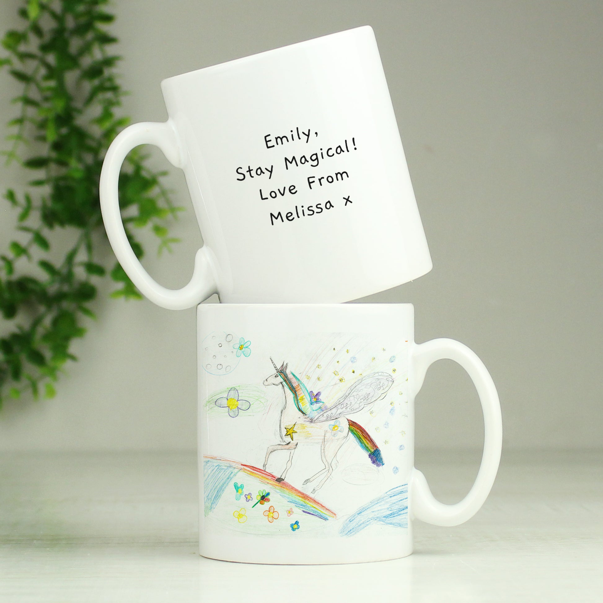 Personalised Childrens Drawing Photo Upload Mug - MK&JD Gifts