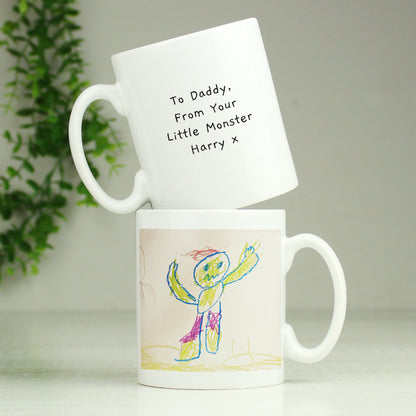 Personalised Childrens Drawing Photo Upload Mug - MK&JD Gifts