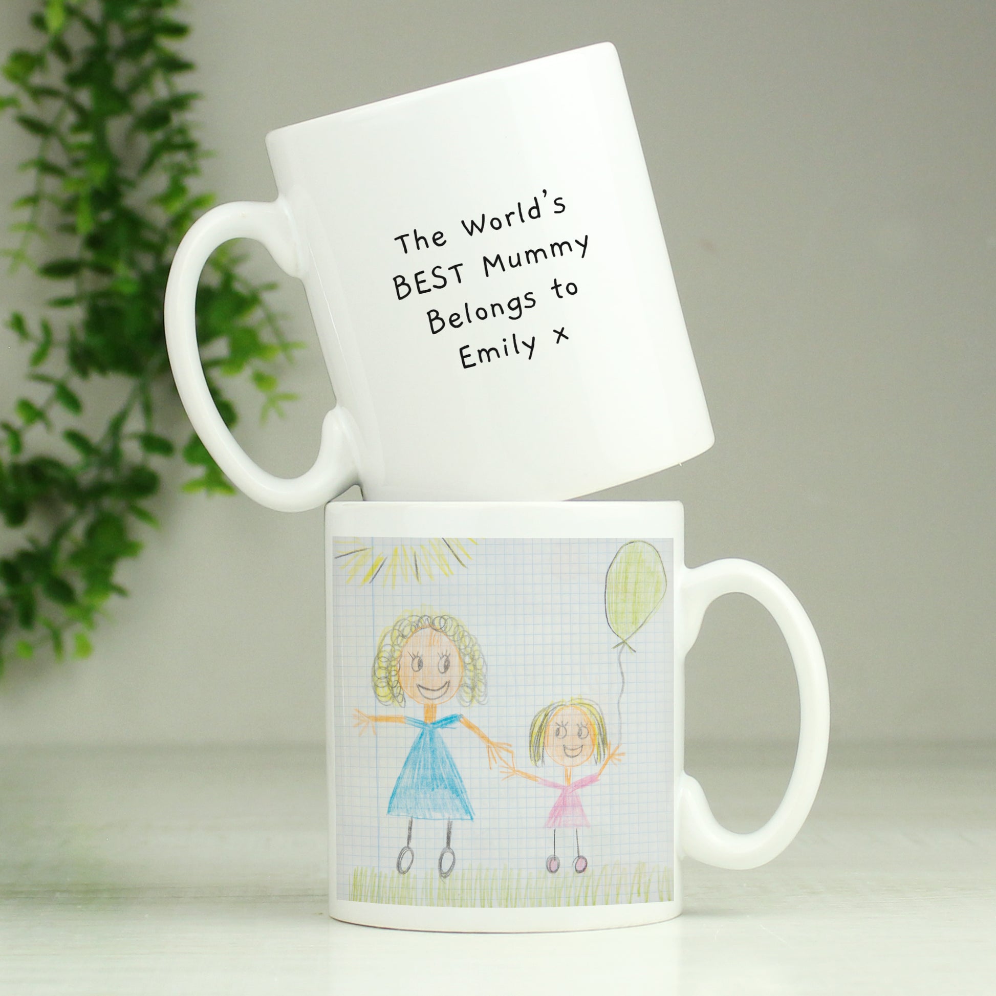 Personalised Childrens Drawing Photo Upload Mug - MK&JD Gifts
