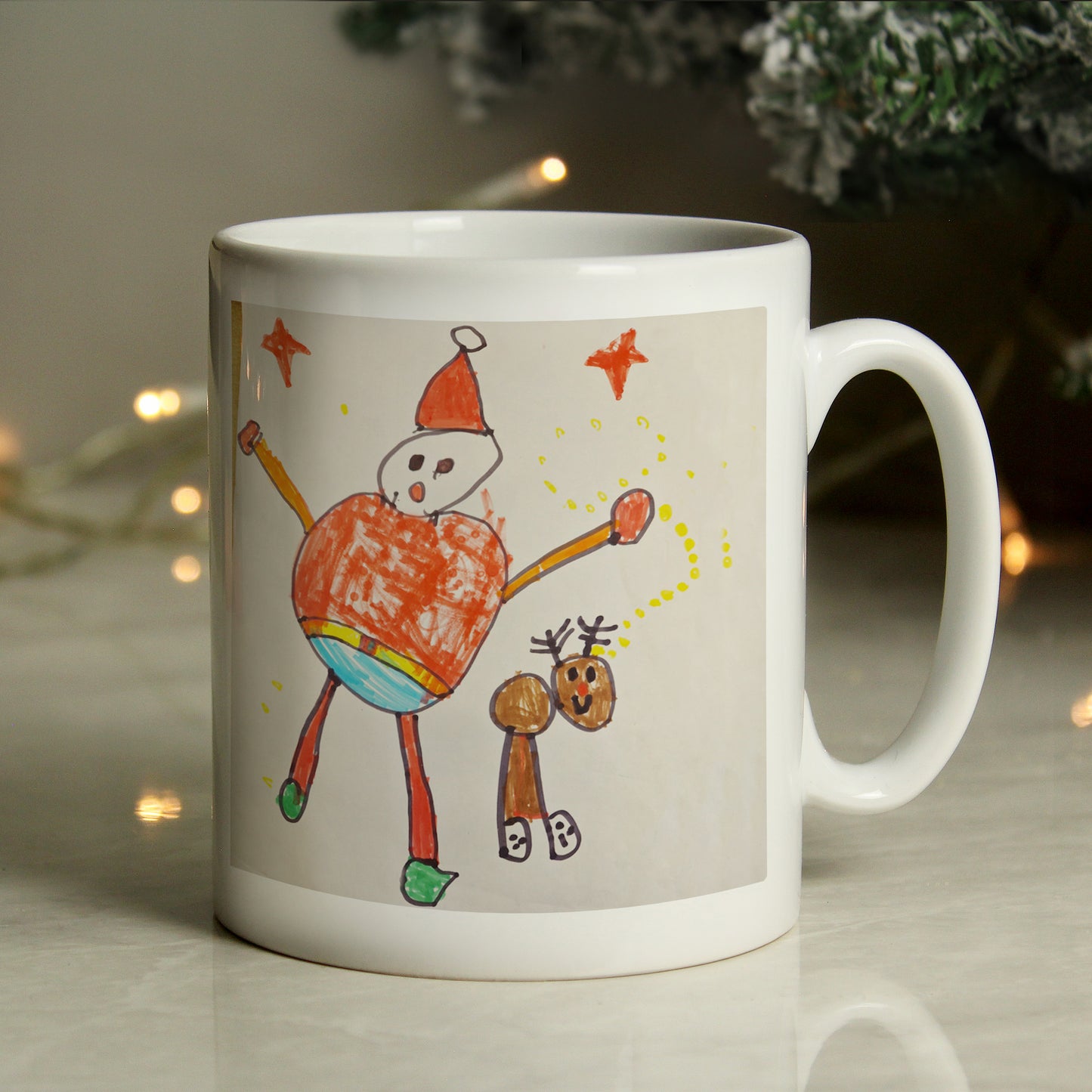 Personalised Childrens Drawing Photo Upload Mug - MK&JD Gifts
