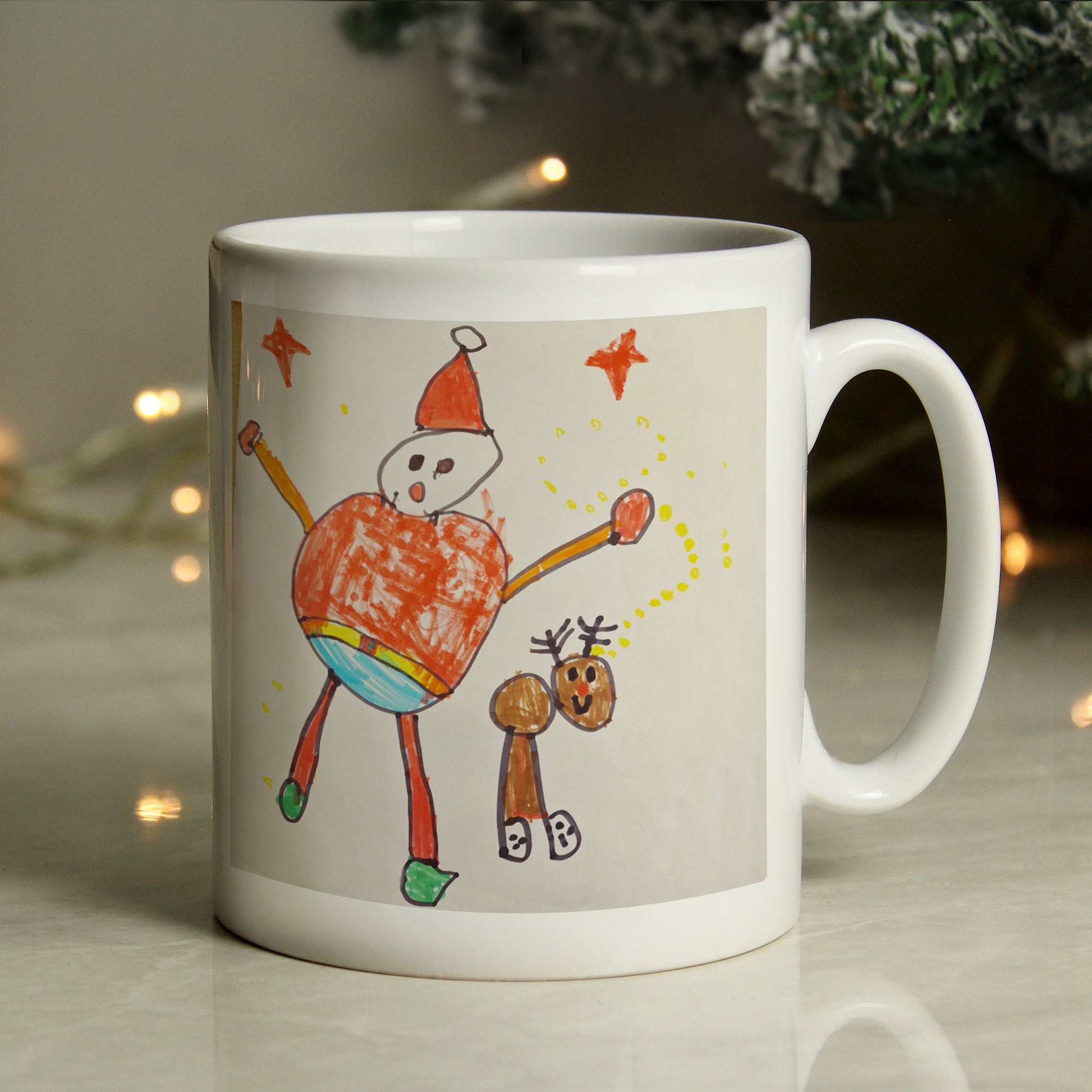 Personalised Childrens Drawing Photo Upload Mug - MK&JD Gifts