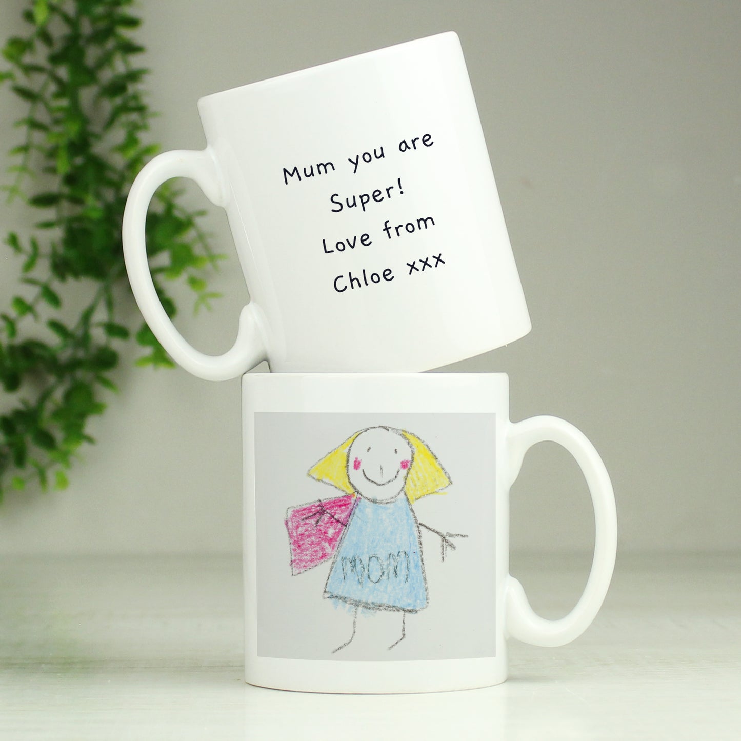 Personalised Childrens Drawing Photo Upload Mug - MK&JD Gifts