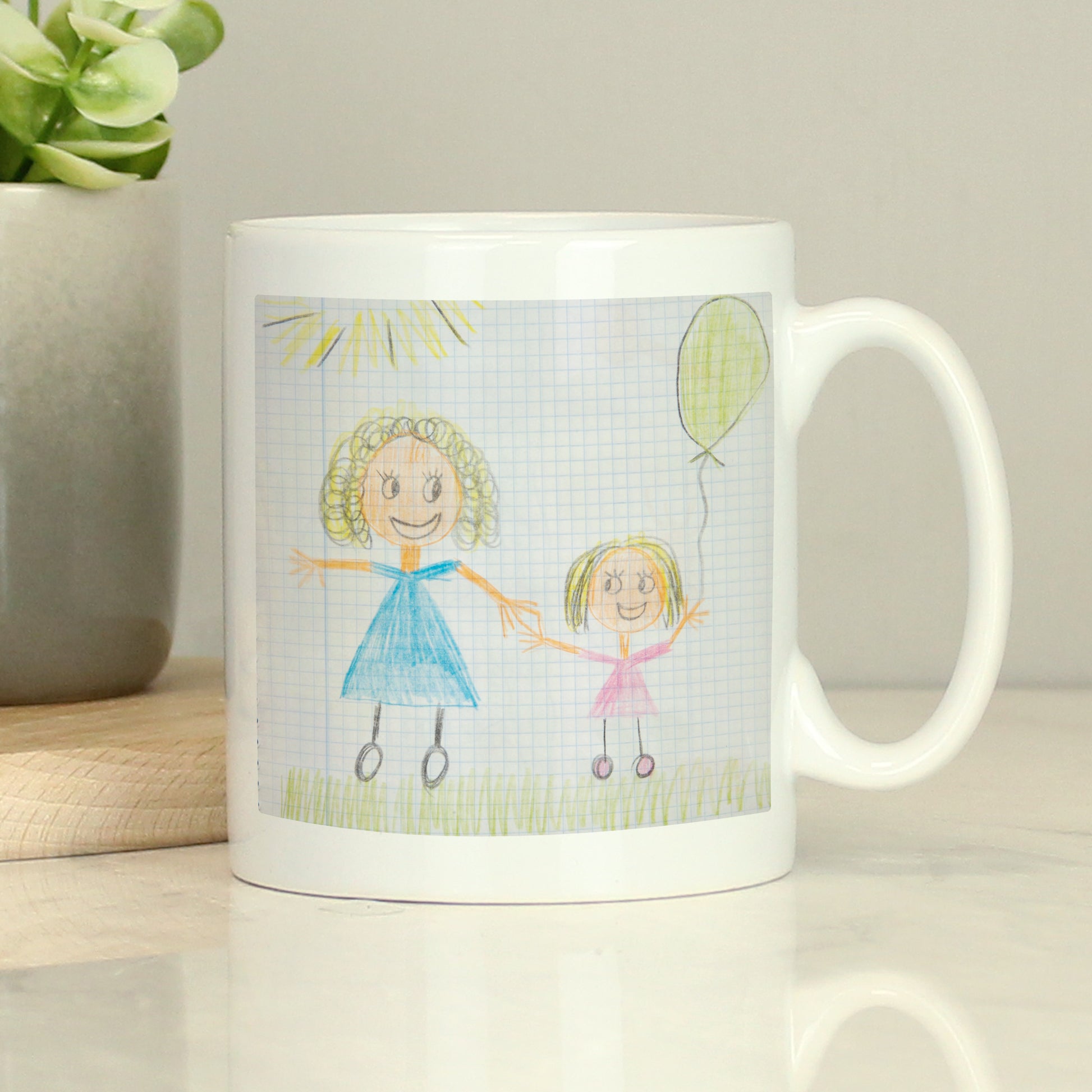 Personalised Childrens Drawing Photo Upload Mug - MK&JD Gifts