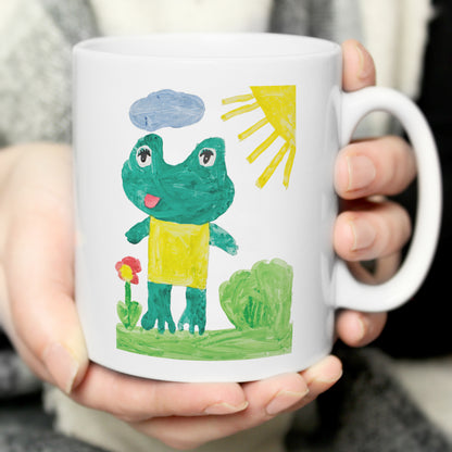 Personalised Childrens Drawing Photo Upload Mug - MK&JD Gifts