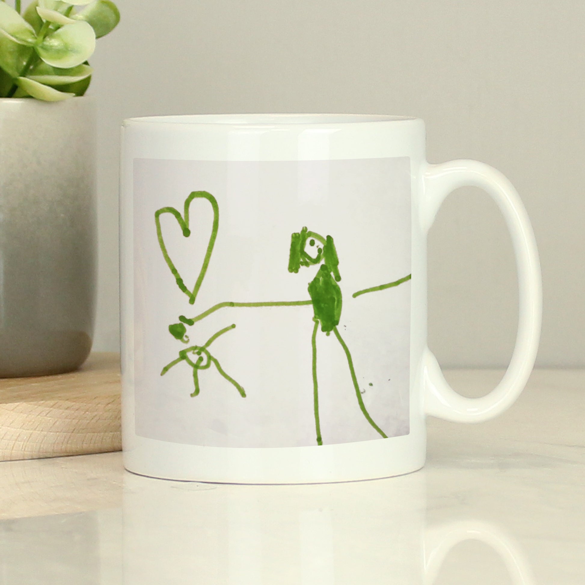 Personalised Childrens Drawing Photo Upload Mug - MK&JD Gifts