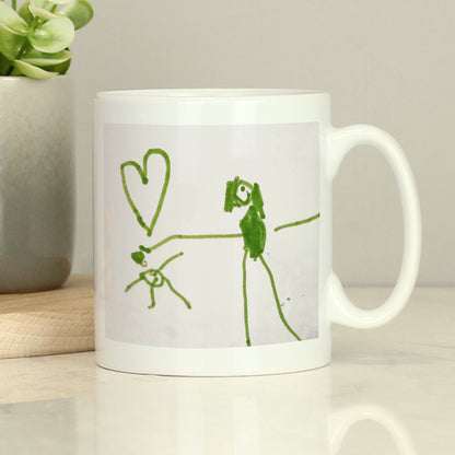 Personalised Childrens Drawing Photo Upload Mug - MK&JD Gifts