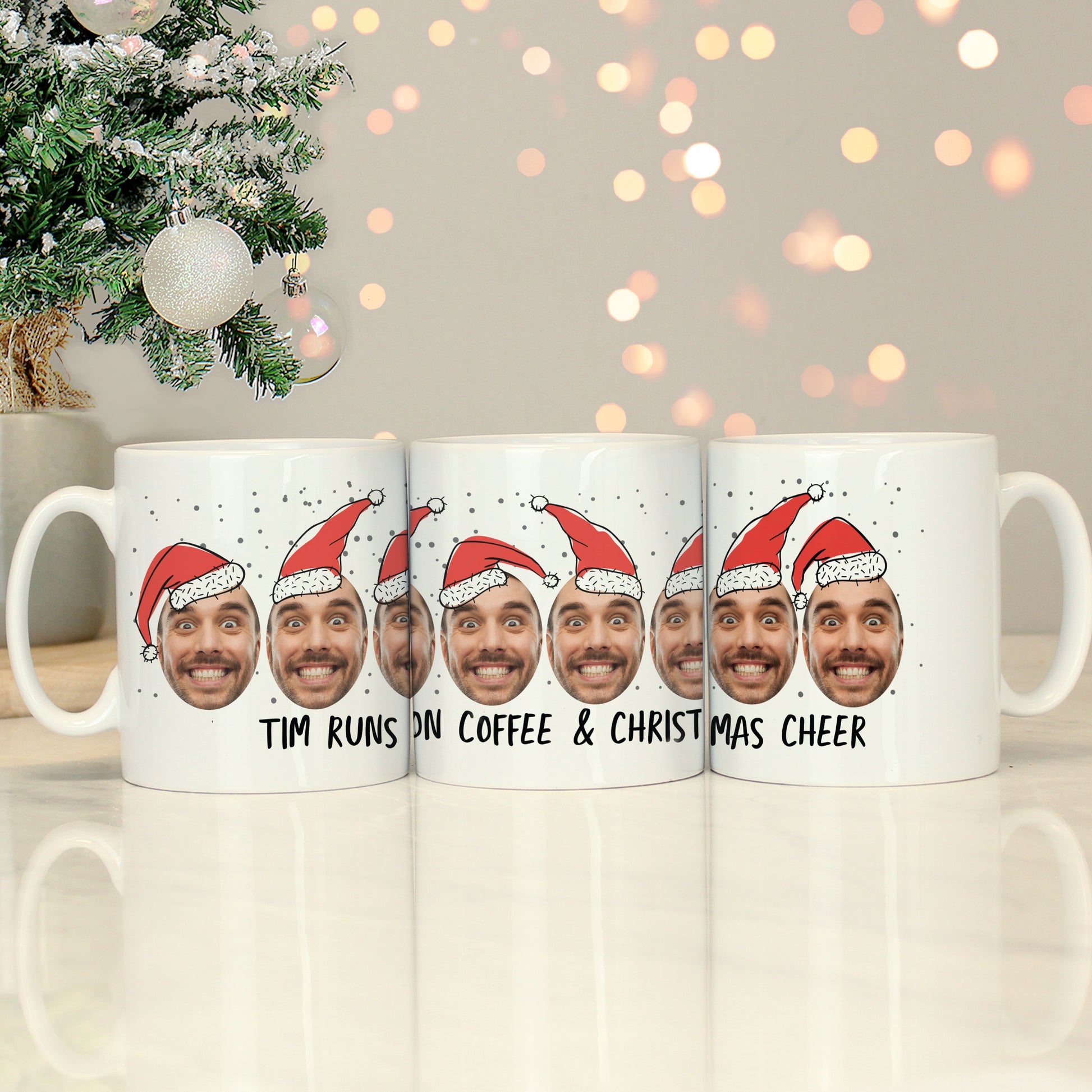 Personalised Photo Upload Santa Mug - MK&JD Gifts