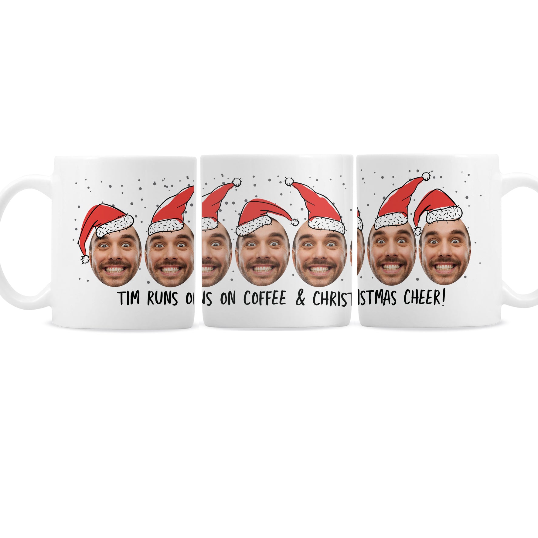 Personalised Photo Upload Santa Mug - MK&JD Gifts