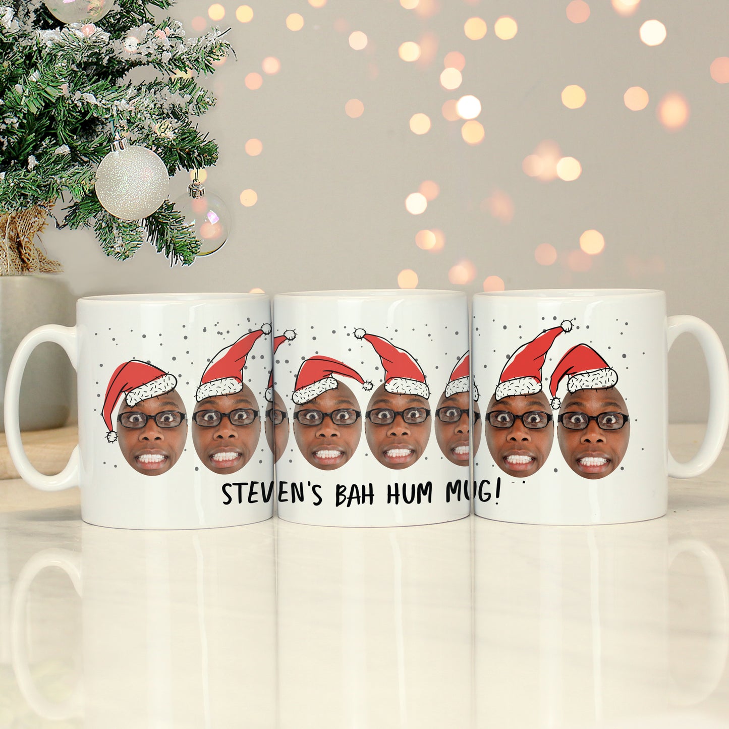 Personalised Photo Upload Santa Mug - MK&JD Gifts