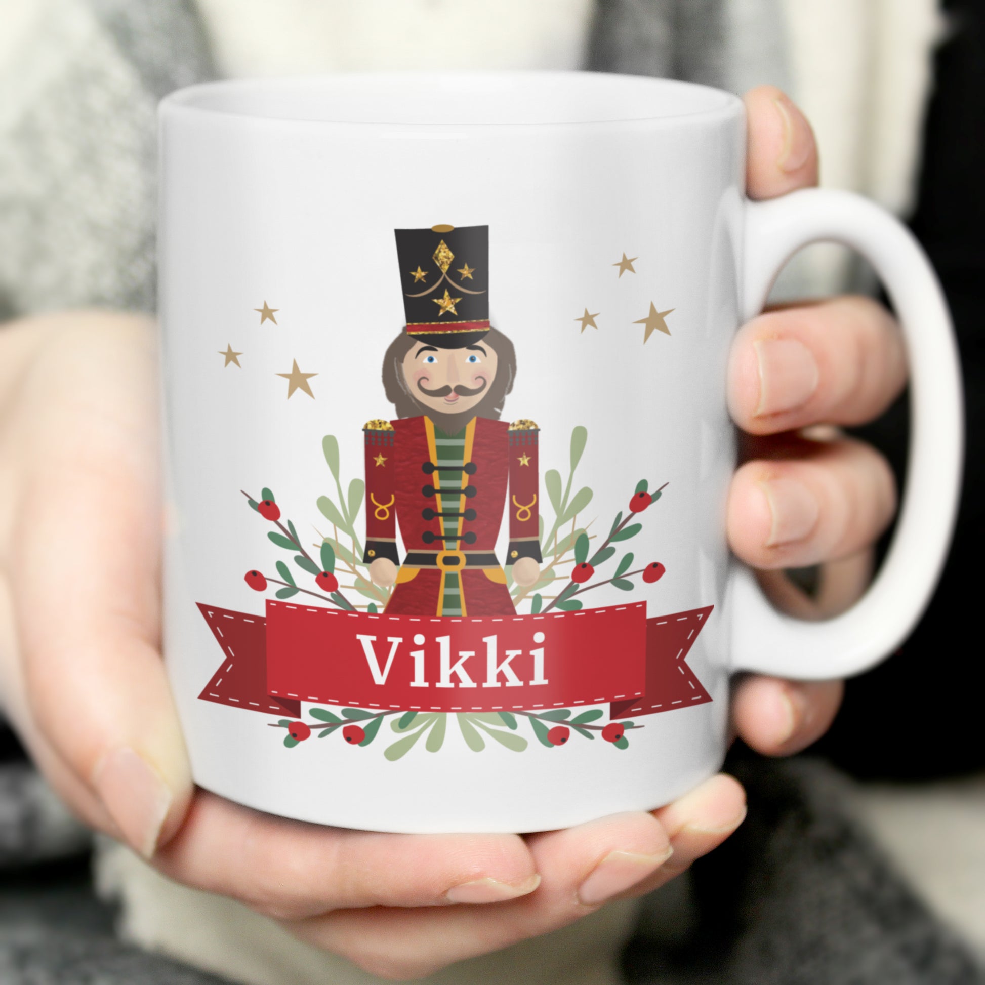 Personalised Christmas Nutcracker Mug - MK&JD Gifts