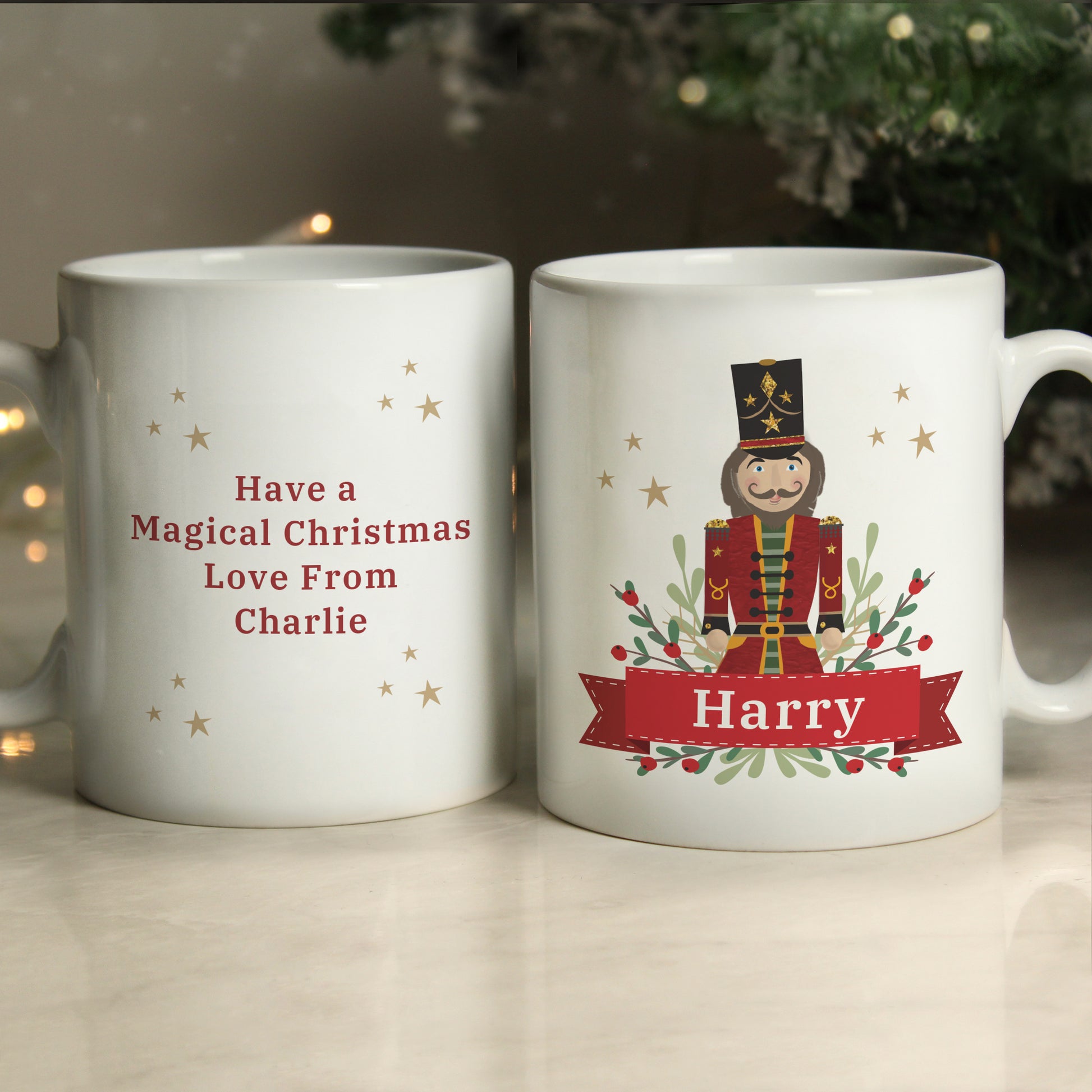 Personalised Christmas Nutcracker Mug - MK&JD Gifts