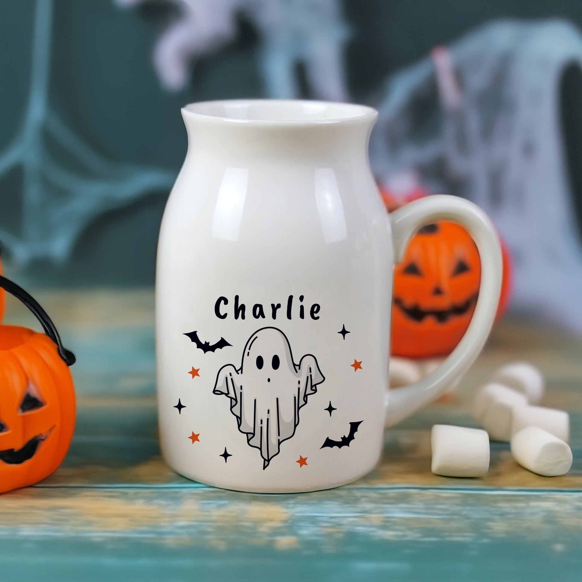 Personalised Halloween Ghost Jug - MK&JD Gifts