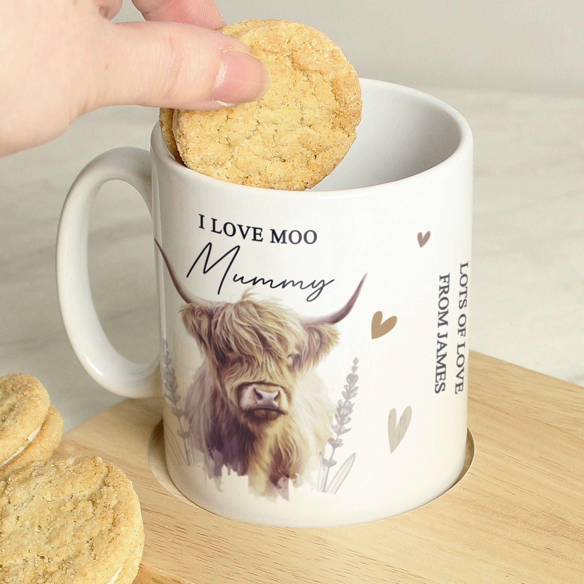 Personalised Highland Cow Mug - MK&JD Gifts