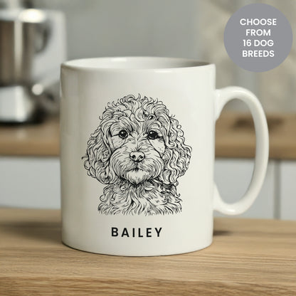 Personalised Dog Breed Mug - MK&JD Gifts