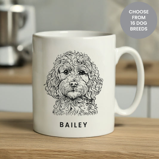 Personalised Dog Breed Mug - MK&JD Gifts