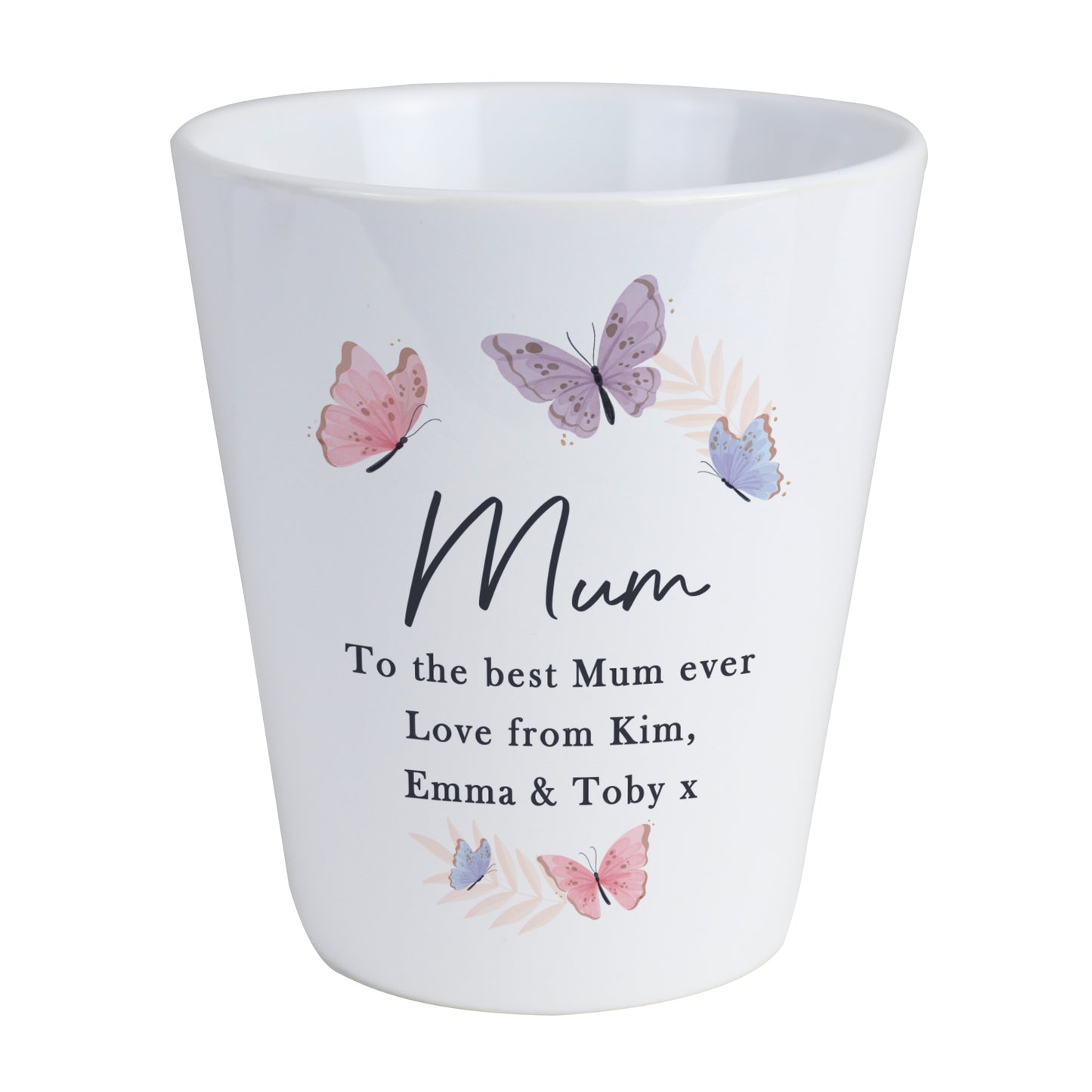Personalised Butterfly Plant Pot