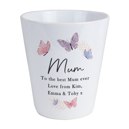 Personalised Butterfly Plant Pot