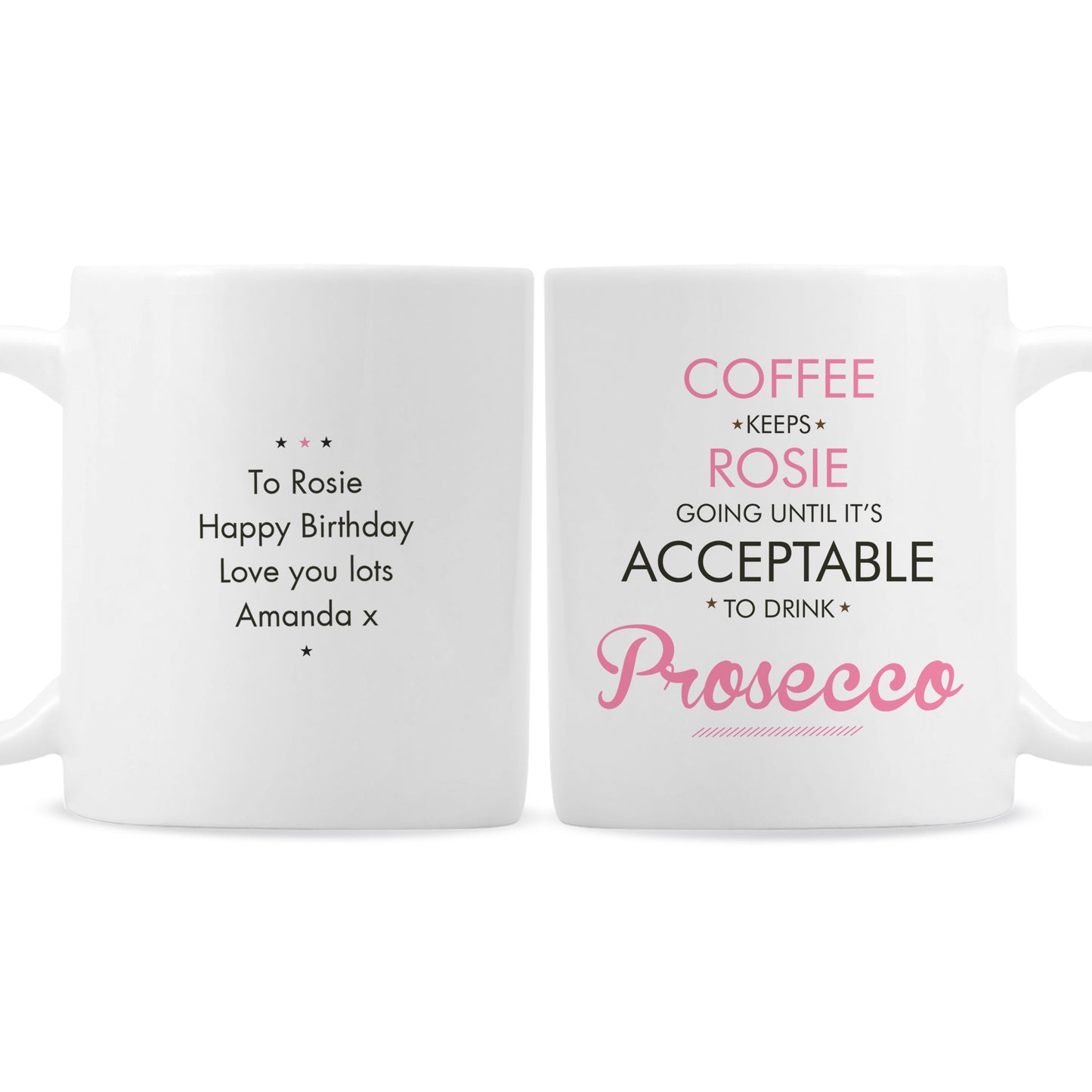 Personalised Acceptable to Drink Mug