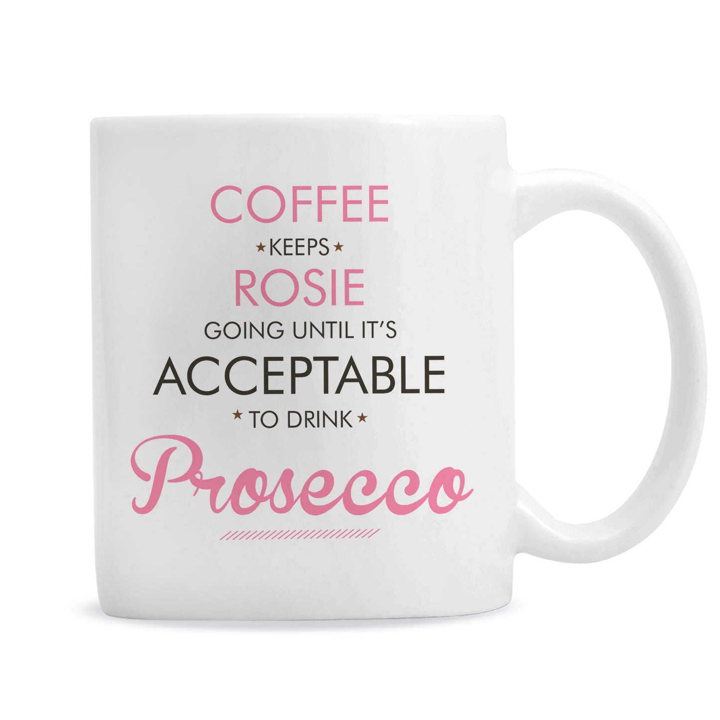 Personalised Acceptable to Drink Mug