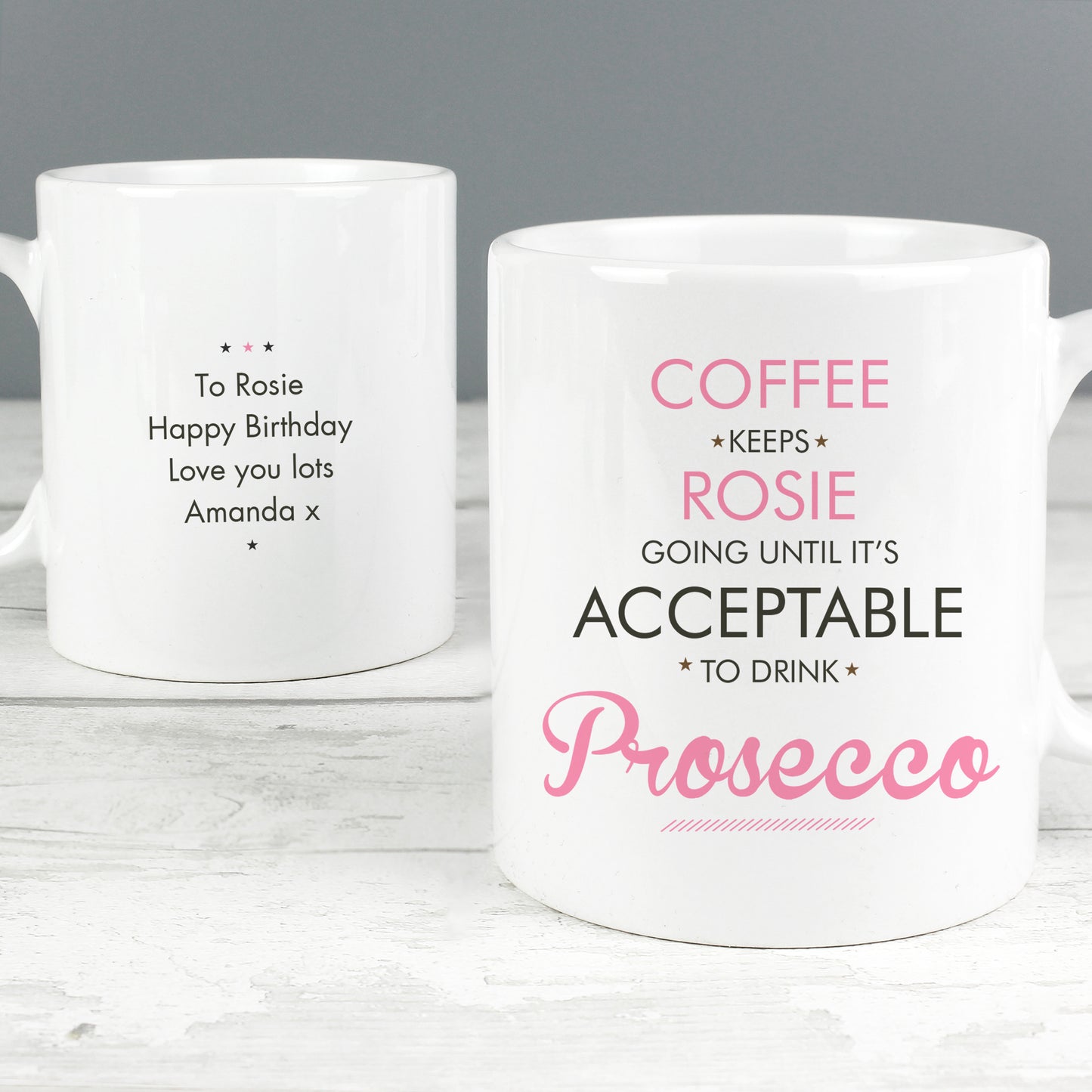 Personalised Acceptable to Drink Mug