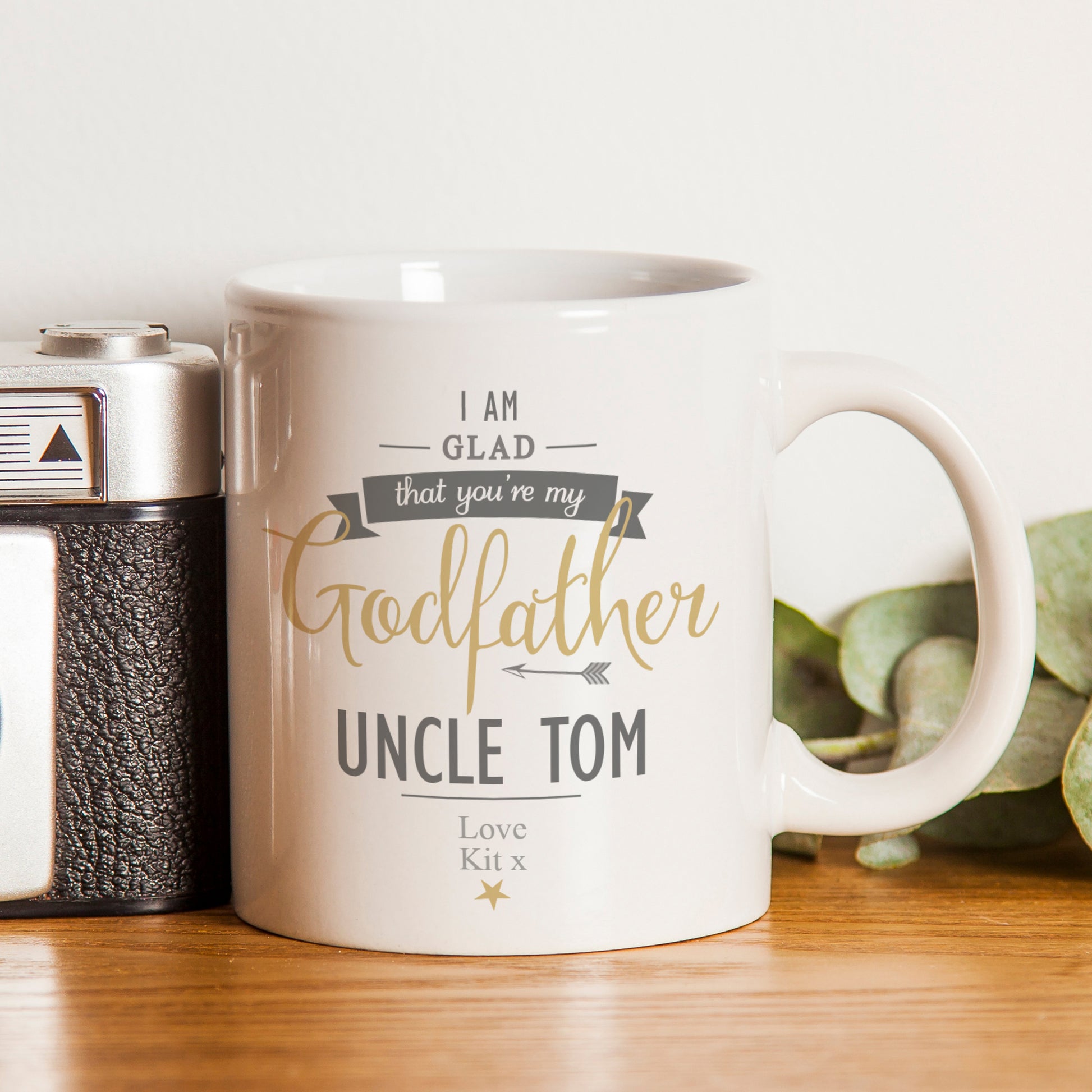 Personalised I Am Glad... Godfather Mug - MK&JD Gifts