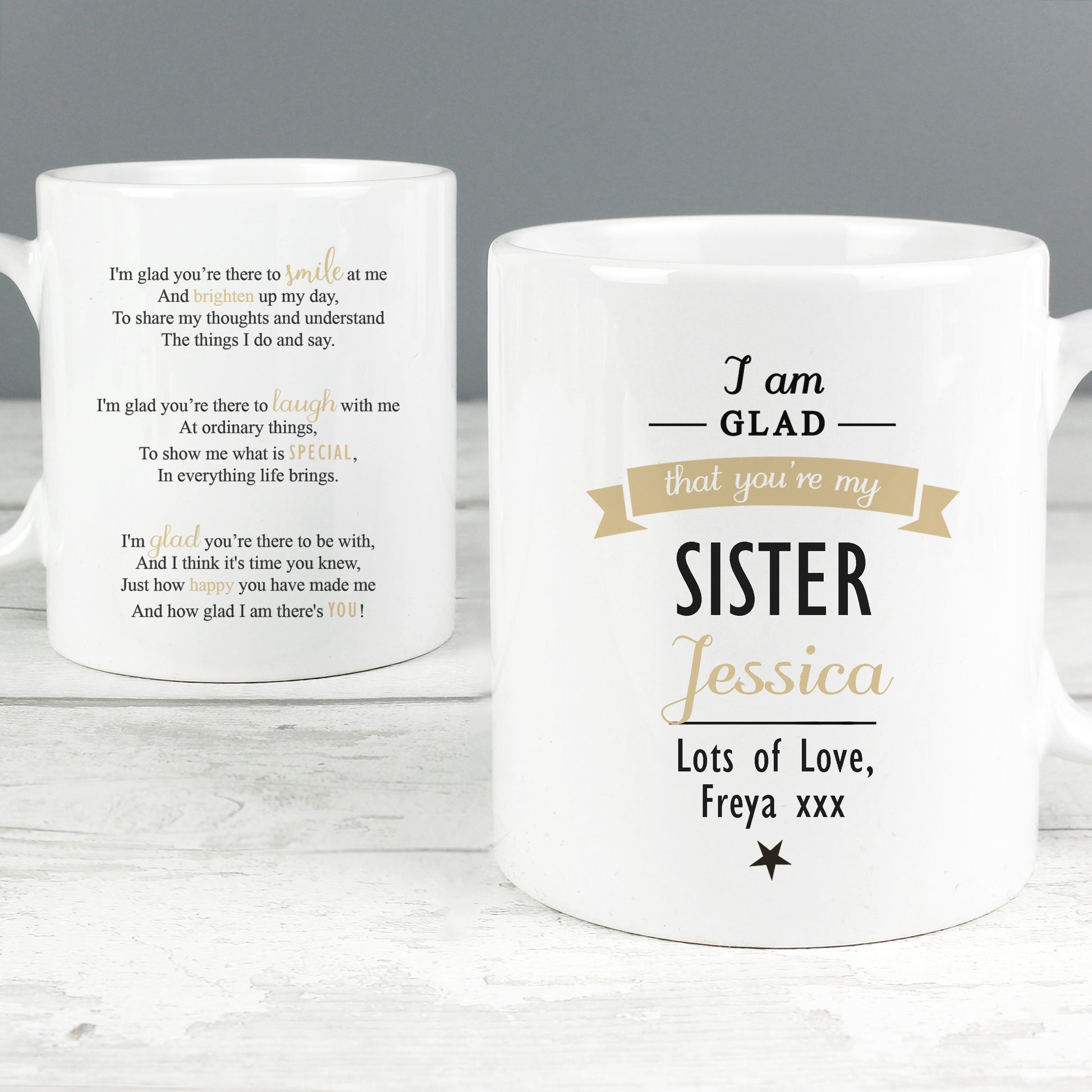 Personalised I Am Glad... Mug - MK&JD Gifts