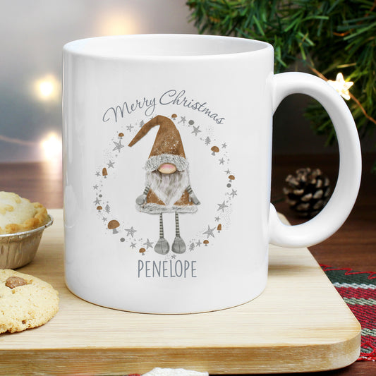 Personalised Christmas Gonk Mug - MK&JD Gifts