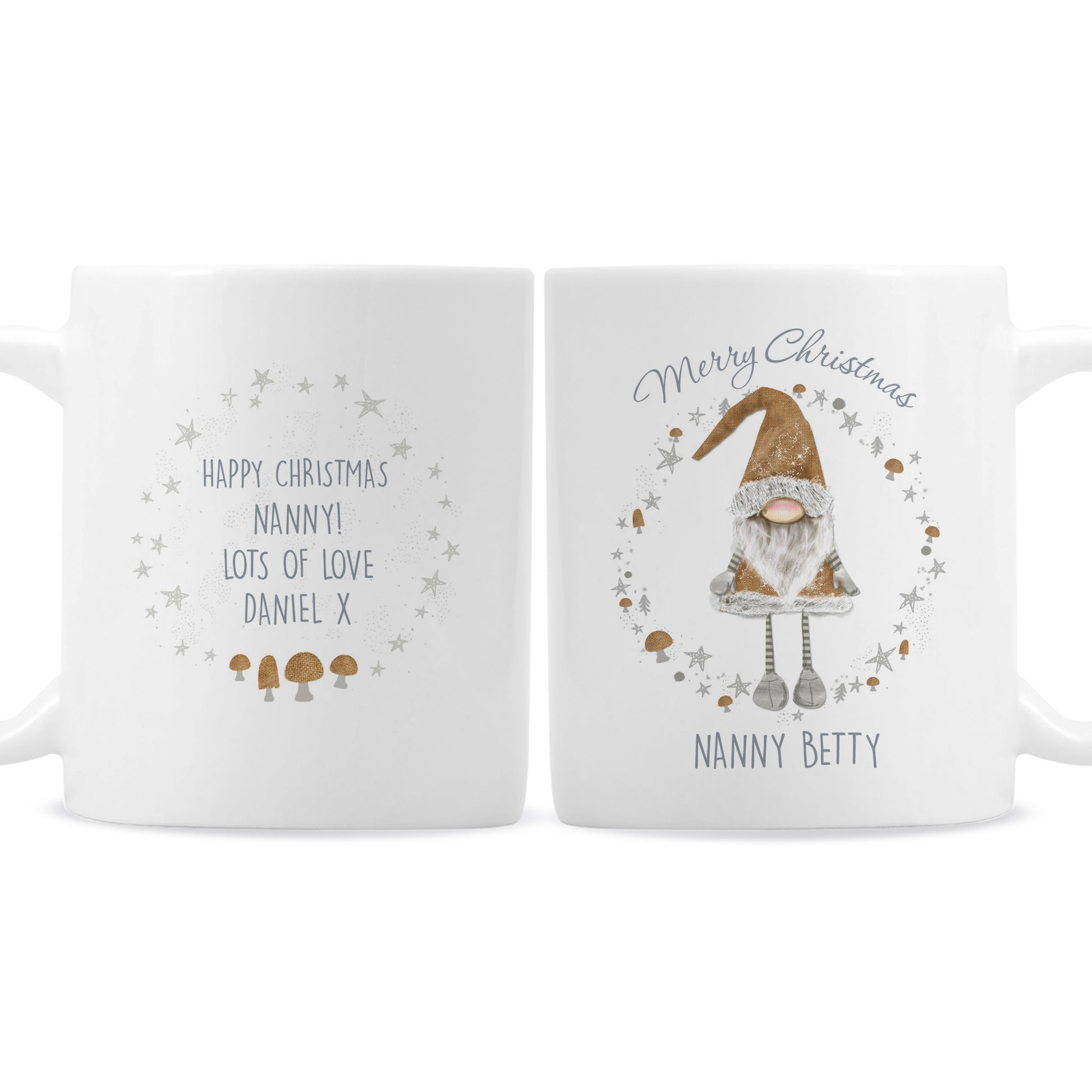 Personalised Christmas Gonk Mug - MK&JD Gifts
