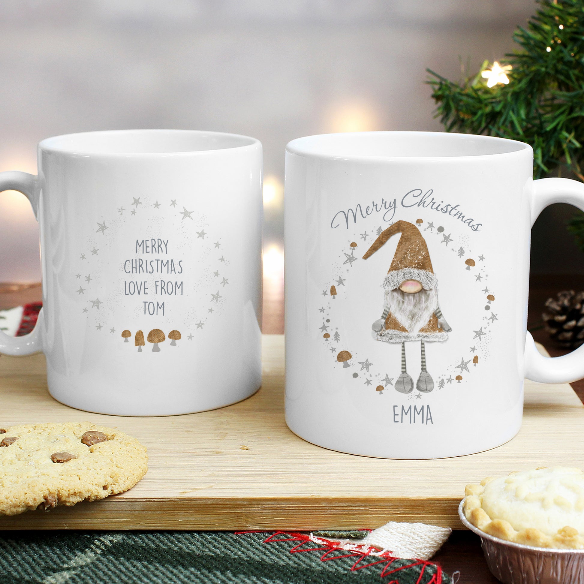 Personalised Christmas Gonk Mug - MK&JD Gifts