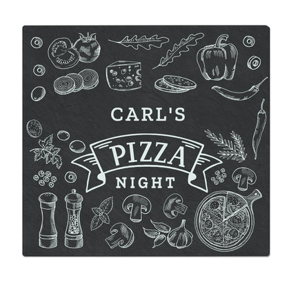 Personalised Pizza Glass Chopping Board/Worktop Saver - MK&JD Gifts
