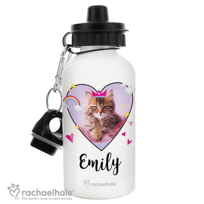 Personalised Rachael Hale Cute Cat Drinks Bottle - MK&JD Gifts