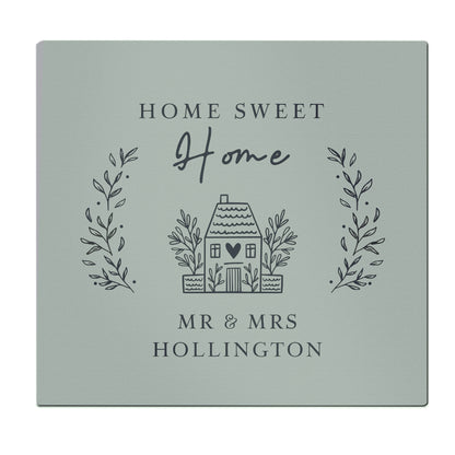 Personalised HOME Glass Chopping Board/Worktop Saver - MK&JD Gifts
