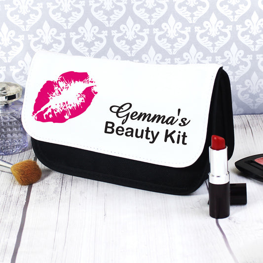 Personalised Lips Make Up Bag - MK&JD Gifts