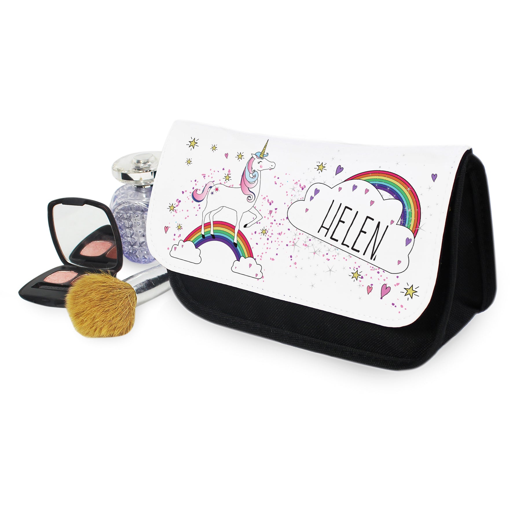 Personalised Unicorn Make Up Bag - MK&JD Gifts