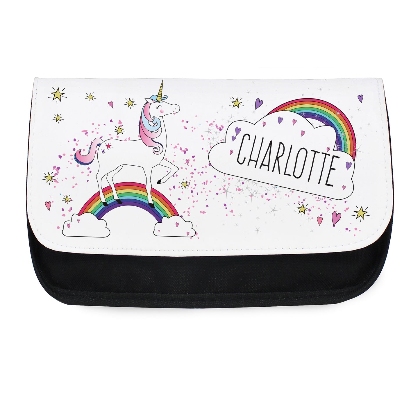 Personalised Unicorn Make Up Bag - MK&JD Gifts