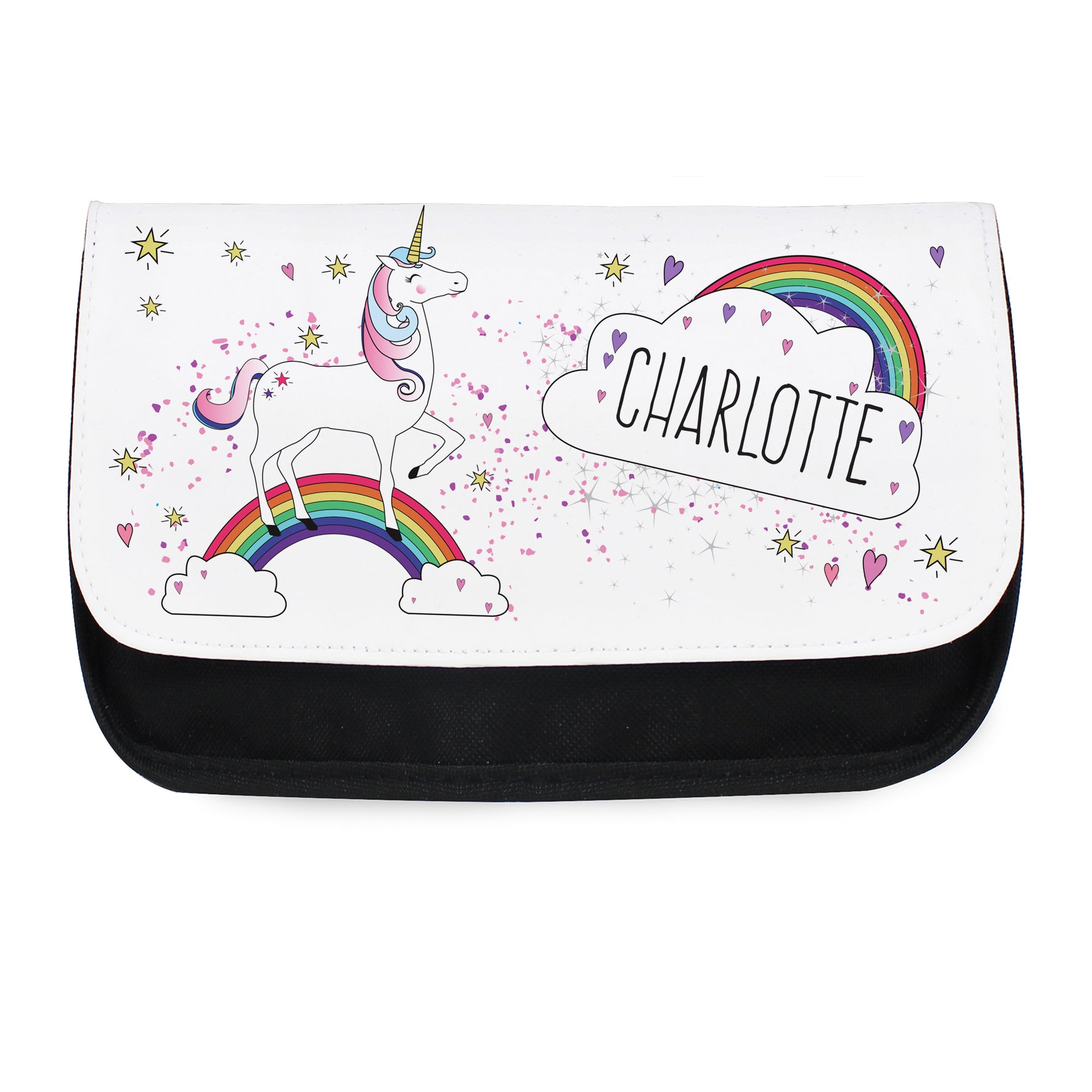 Personalised Unicorn Make Up Bag - MK&JD Gifts