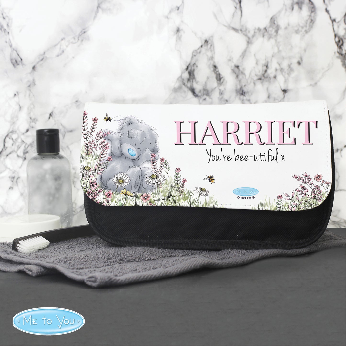 Personalised Me to You Bees Make Up Bag - MK&JD Gifts