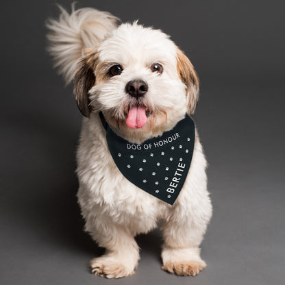 Personalised Paw Print Dog Bandana - MK&JD Gifts