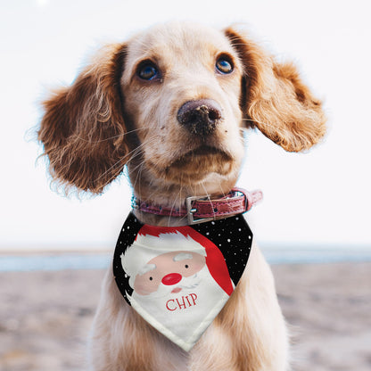 Personalised Santa Dog Bandana - MK&JD Gifts