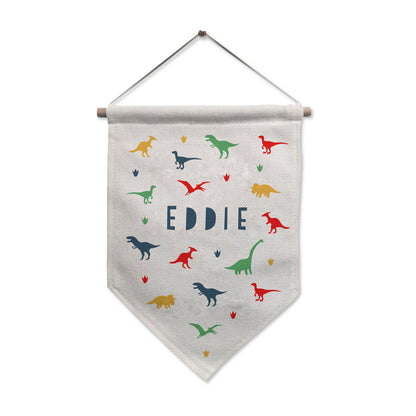 Personalised Dinosaur Hanging Banner - MK&JD Gifts
