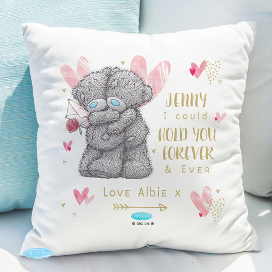 Personalised Me To You Hold You Forever Cushion - MK&JD Gifts