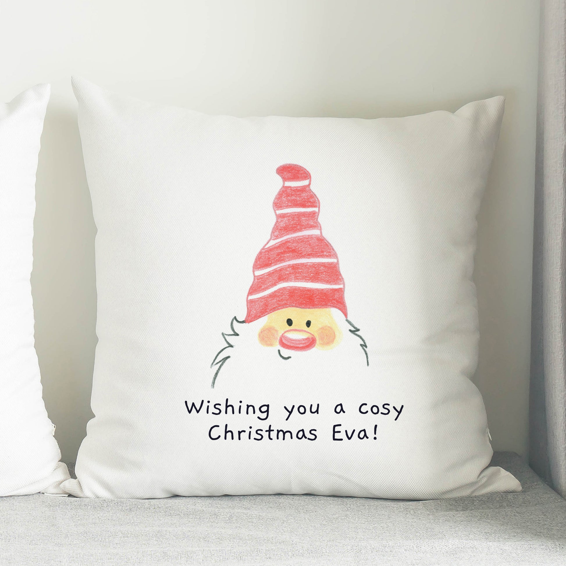 Personalised Childrens Drawing Photo Upload Cushion - MK&JD Gifts