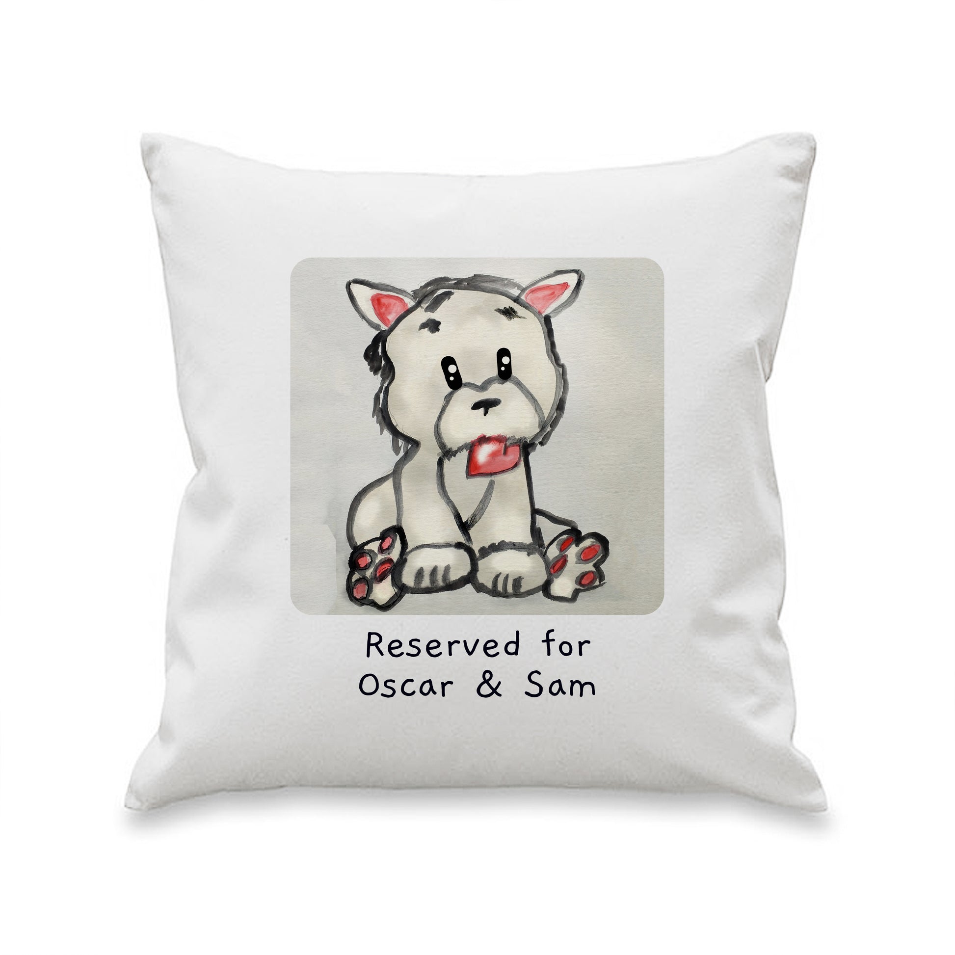Personalised Childrens Drawing Photo Upload Cushion - MK&JD Gifts