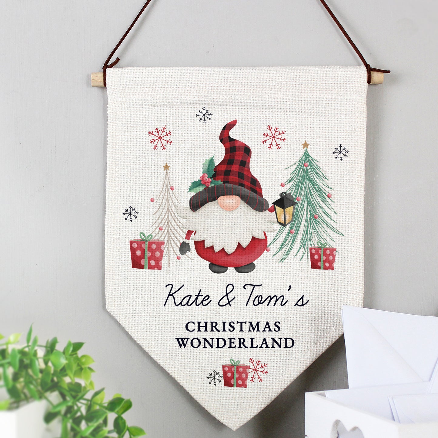 Personalised Gonk Hanging Pendant Christmas Decoration - MK&JD Gifts