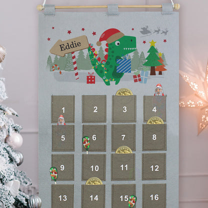 Personalised Dinosaur Advent Calendar - MK&JD Gifts