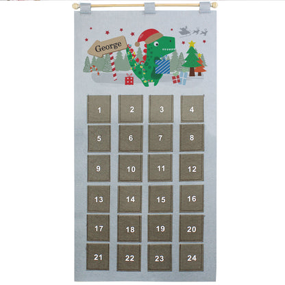 Personalised Dinosaur Advent Calendar - MK&JD Gifts